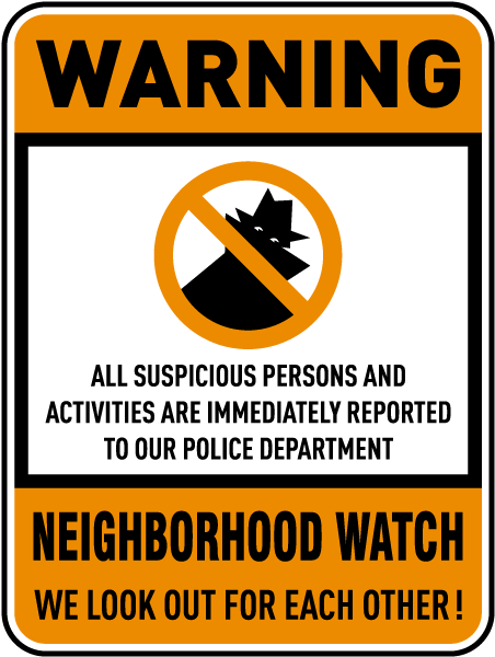 Neighborhood Watch Sign