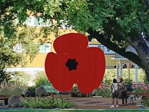 1 of 3 images showing lenticular aspect of Memorial