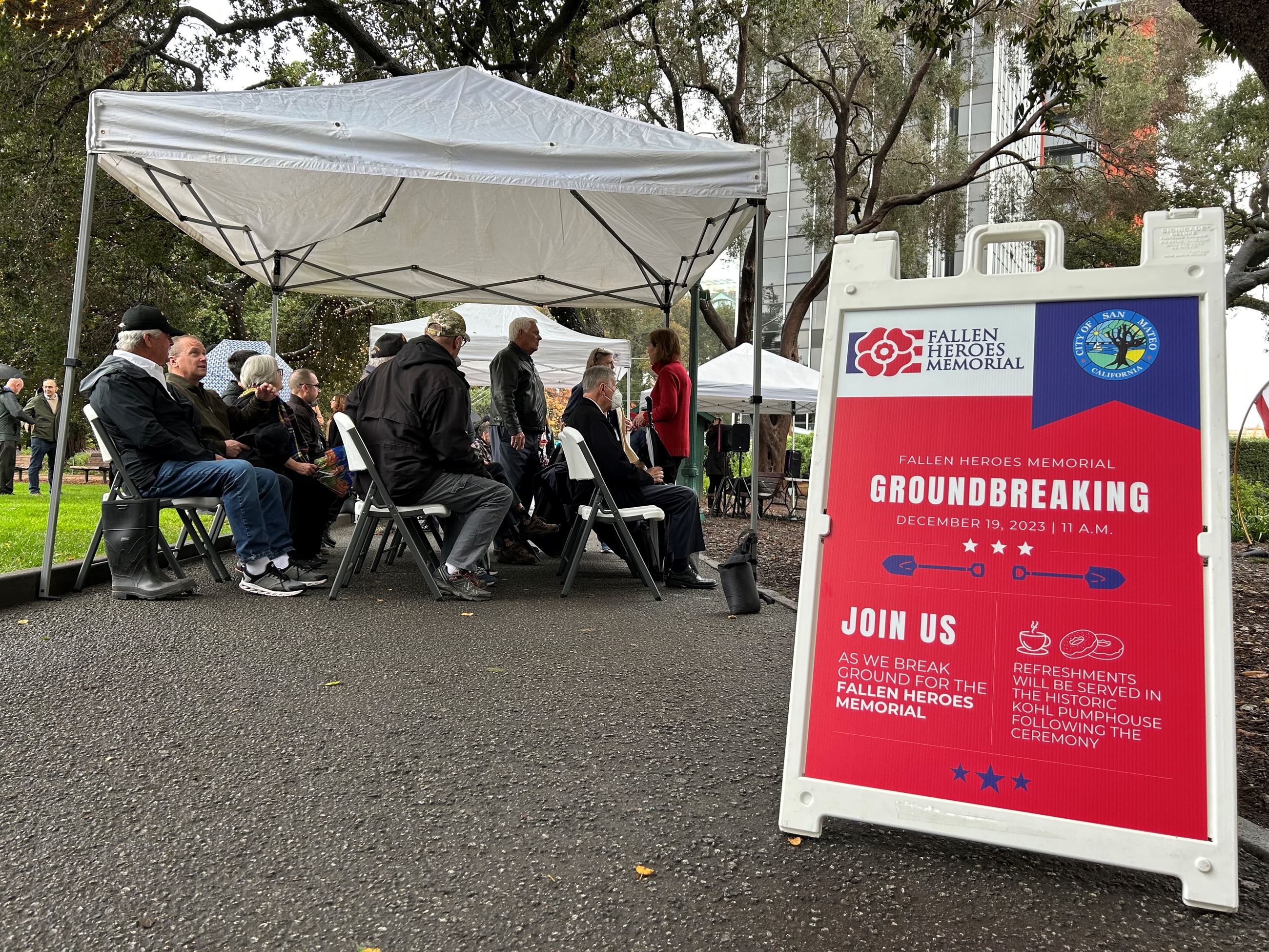 Fallen Heroes Groundbreaking Guests