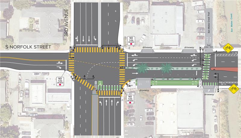 Third Avenue and South Norfolk Street