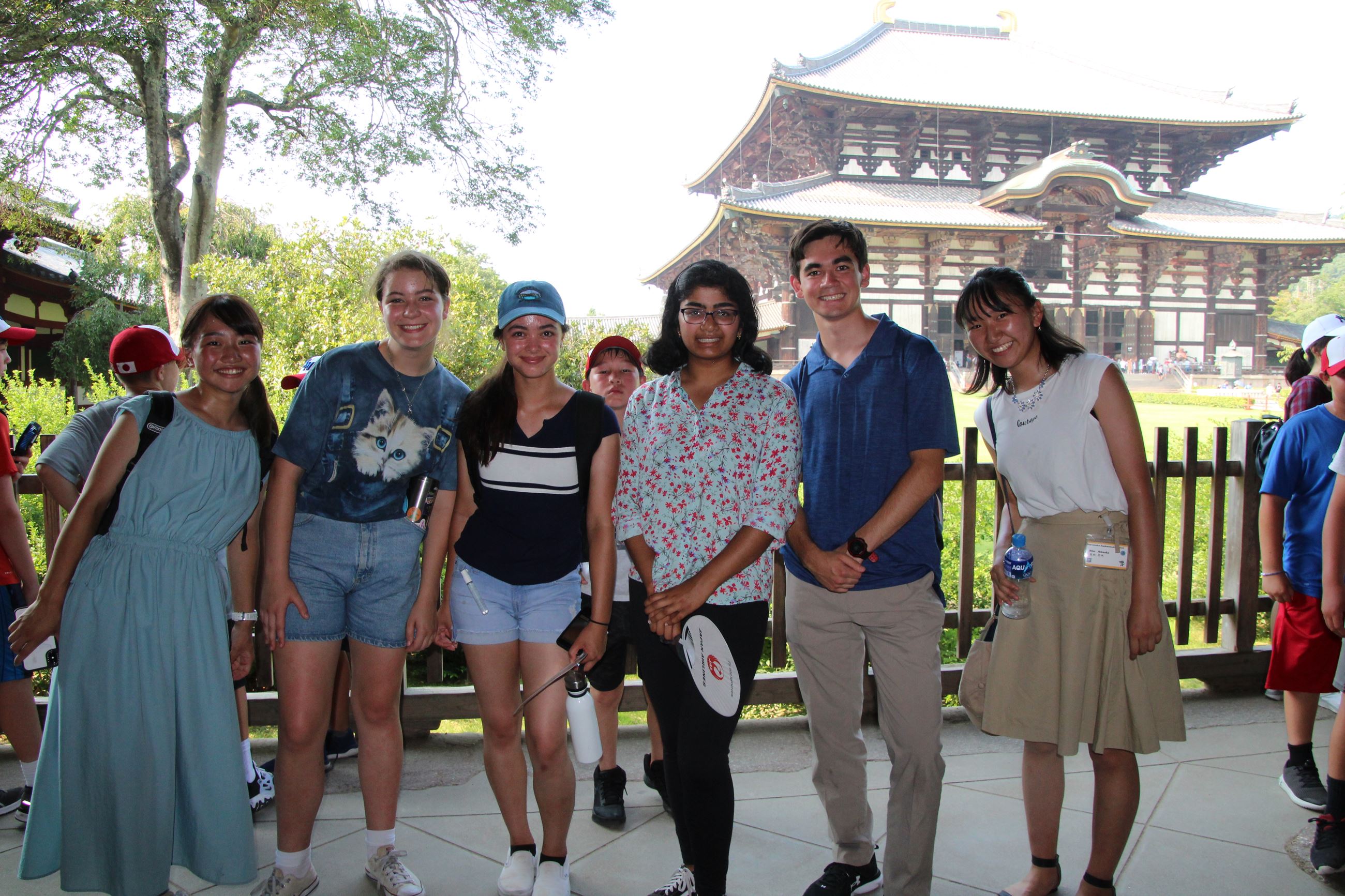 2019 Toyonaka Ambassadors Mau Ishii and Rio Okuda, 2019 San Mateo Ambassadors, Violet McNally, Caitl