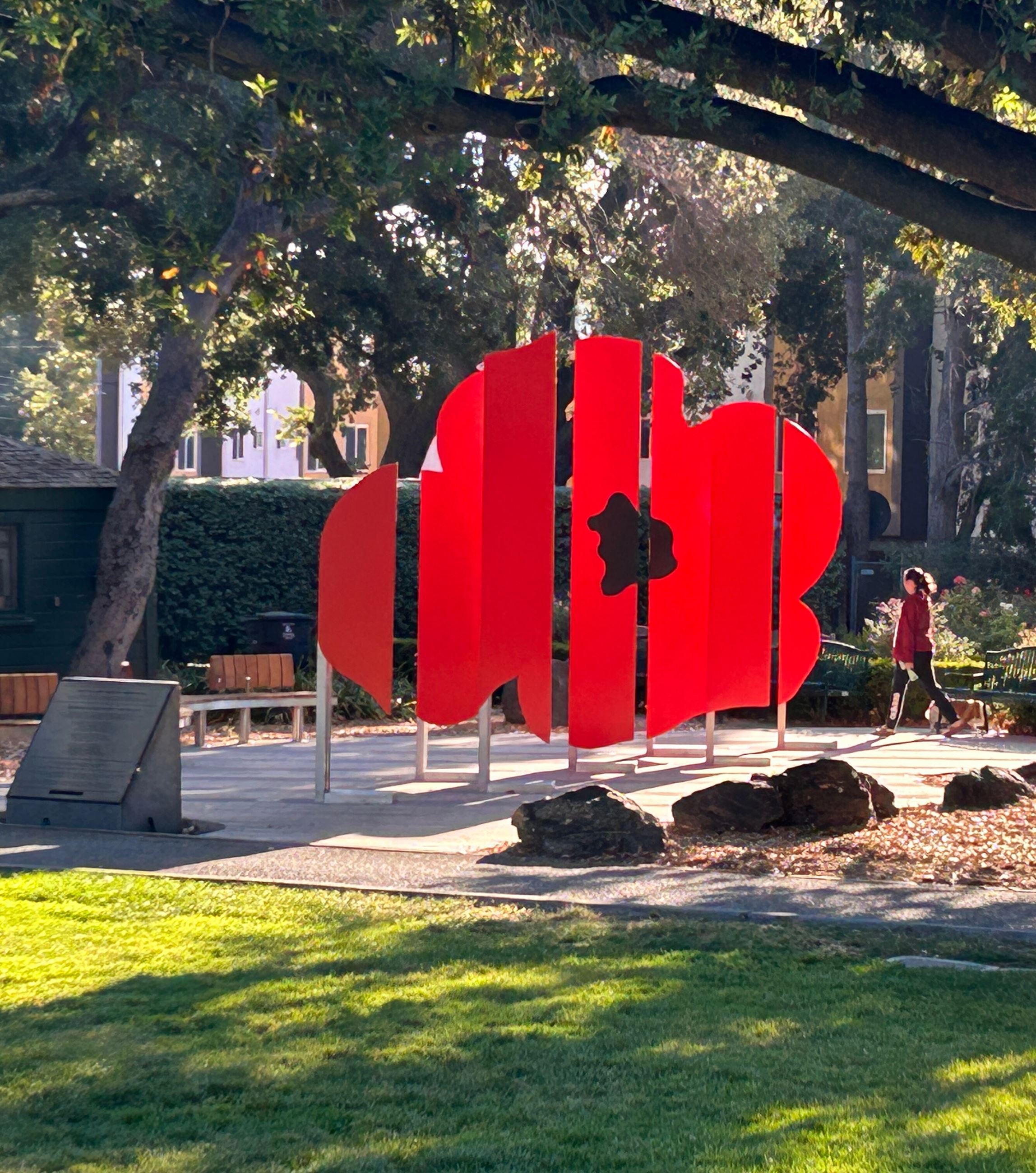 Fallen Heroes Memorial converging to form a poppy